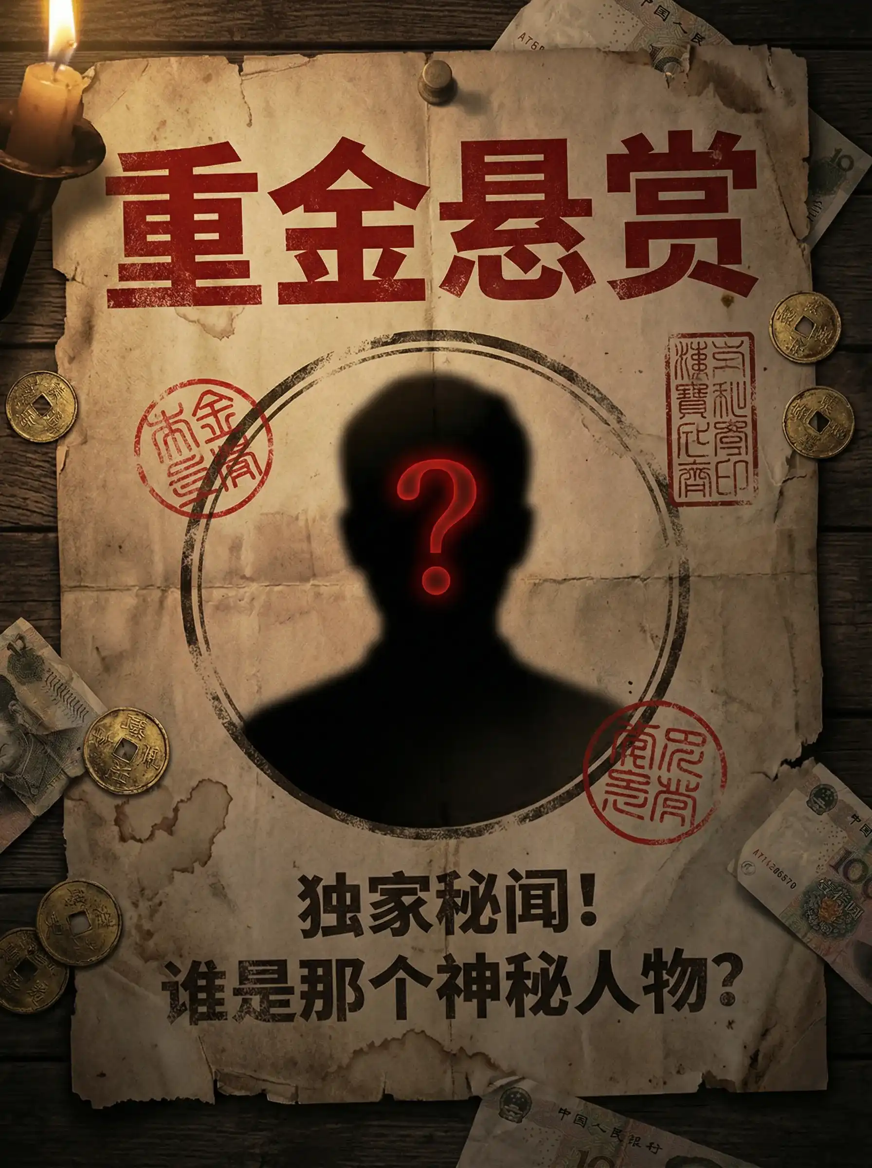 西门庆 - 重金悬赏线索征集令